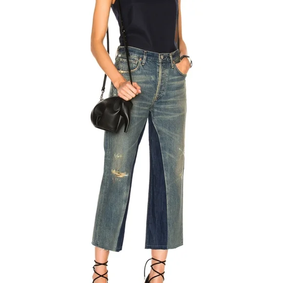 COH Cora Crop Relaxed Shadow lnseam Jeans - Picture 6 of 7